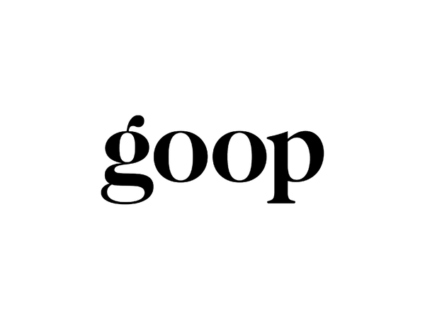 The word 'goop' in a black serif typeface centered on a plain white background.