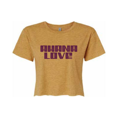Ahana Love Crop Top - Antique Gold