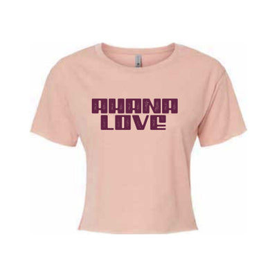 Ahana Love Crop Top - Desert Pink